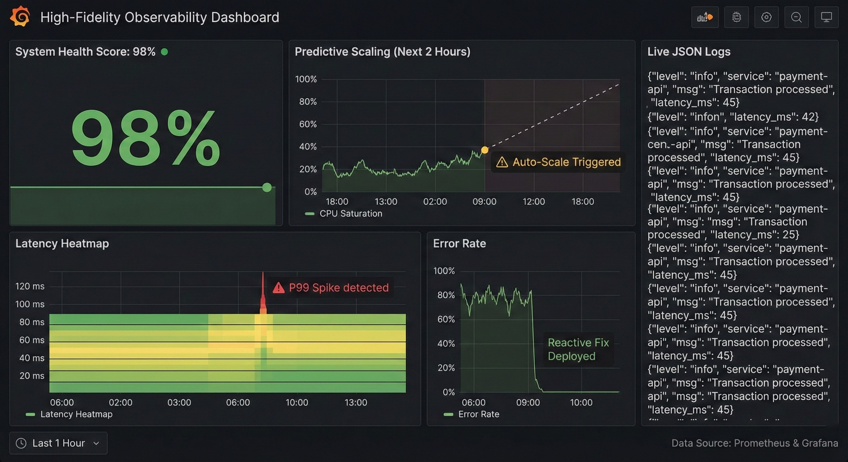 High-Fidelity Observability